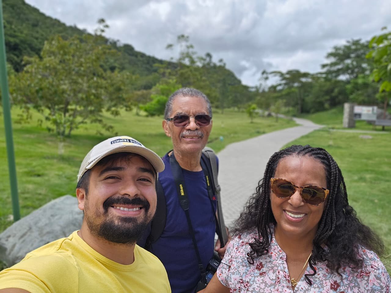 Boquete Taxi Cab driver with travelers in Boquete